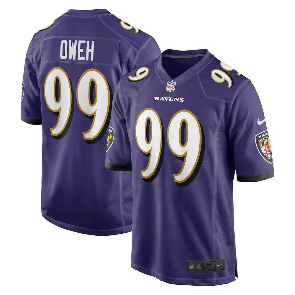 NFL Odafe Oweh Baltimore Ravens Game Jersey - Purple
