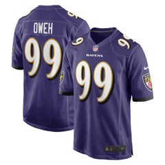 NFL Odafe Oweh Baltimore Ravens Game Jersey - Purple