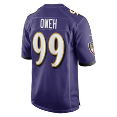 NFL Odafe Oweh Baltimore Ravens Game Jersey - Purple