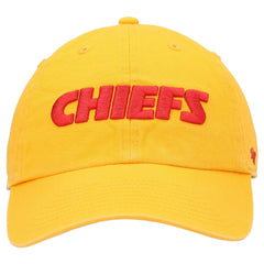 Kansas City Chiefs '47 Clean Up Script Adjustable Hat Gold