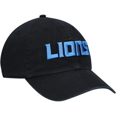Detroit Lions '47 Clean Up Script Adjustable Hat Black