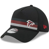 Atlanta Falcons New Era Flawless Stripe 39THIRTY Flex Hat Black
