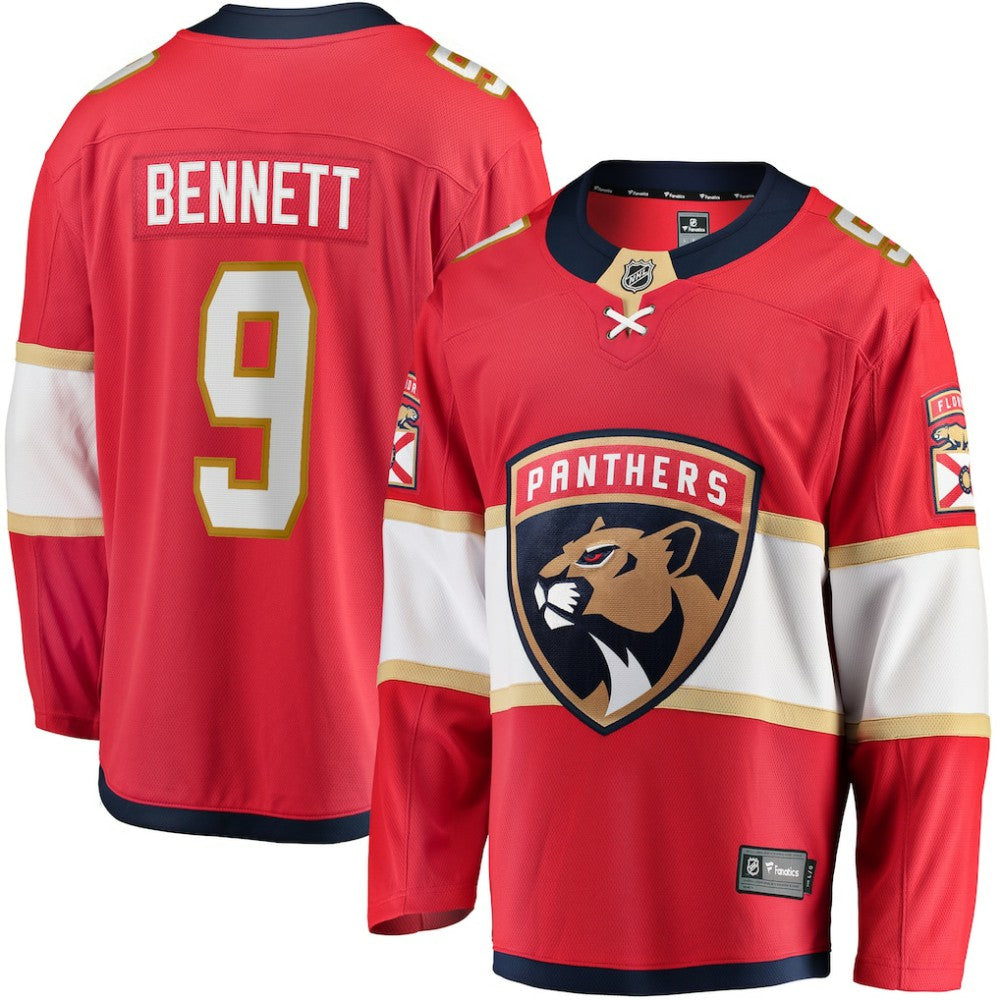 NHL Sam Bennett Florida Panthers Fanatics Home Breakaway Replica Jersey - Red