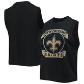 New Orleans Saints Junk Food Women's Rib Ranger Muscle Tank Top Black