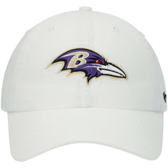 Baltimore Ravens '47 Clean Up Adjustable Hat White