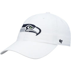 Seattle Seahawks '47 Clean Up Adjustable Hat White