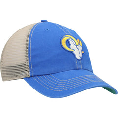 Los Angeles Rams '47 Head Trawler Trucker Clean Up Snapback Hat Royal/Natural