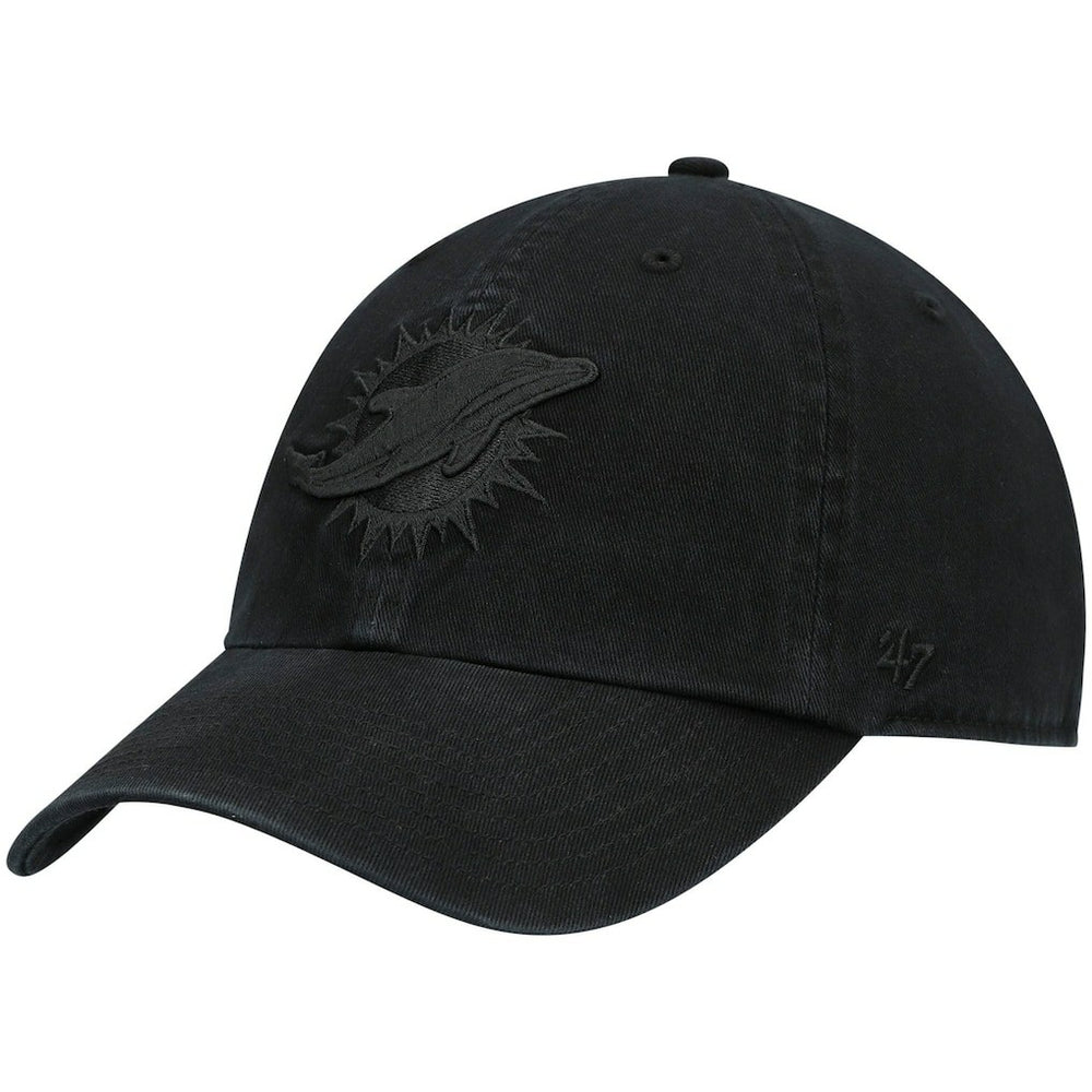 Miami Dolphins '47 Team Tonal Clean Up Adjustable Hat Black