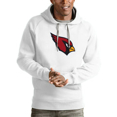 Arizona Cardinals Antigua Victory Pullover Hoodie White