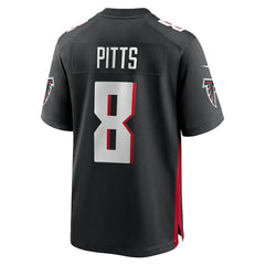 NFL Kyle Pitts Atlanta Falcons Game Jersey - Black
