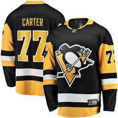 NHL Jeff Carter Pittsburgh Penguins Fanatics Home Breakaway Replica Jersey - Black