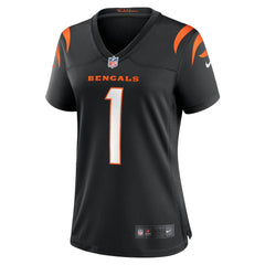 NFL Ja'Marr Chase Cincinnati Bengals Women's Game Jersey - Black