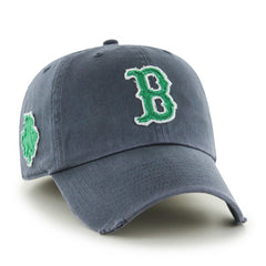 Boston Red Sox '47 Franchise Fitted Hat - Navy/Green Hats