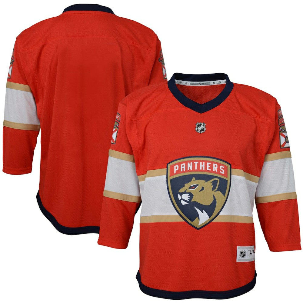 NHL Florida Panthers Youth Home Replica Blank Jersey - Red