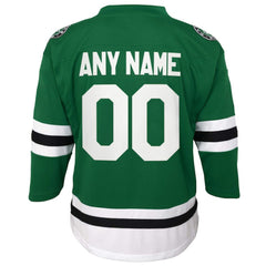 NHL Dallas Stars Youth Home Replica Custom Jersey - Green
