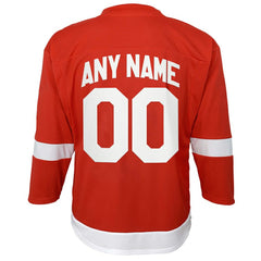 NHL Detroit Red Wings Youth Home Replica Custom Jersey - Red