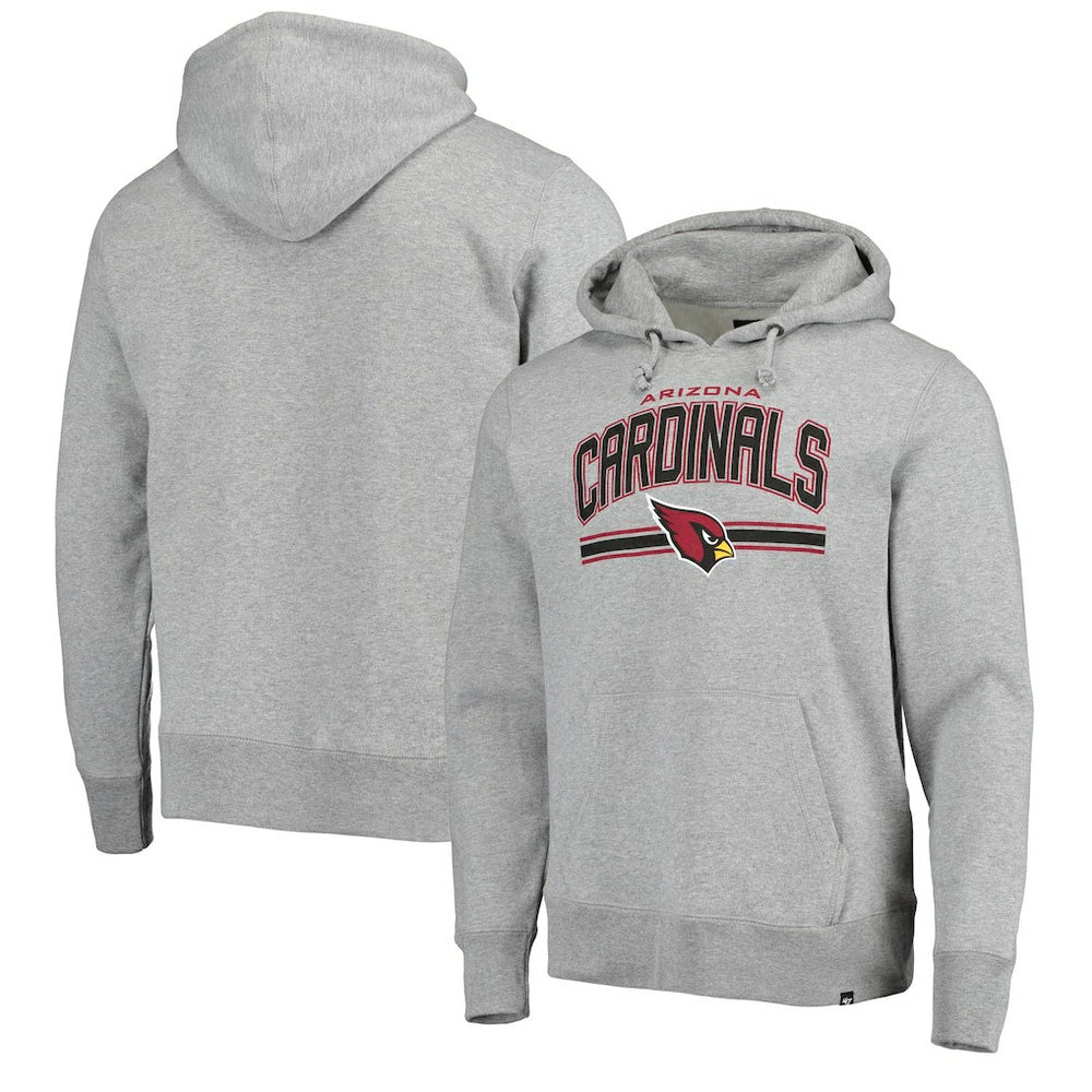 Arizona Cardinals '47 Foundation Pullover Hoodie Gray