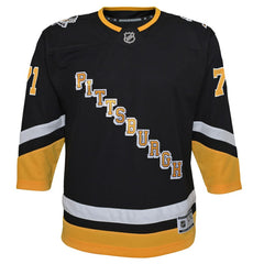 NHL Evgeni Malkin Pittsburgh Penguins Youth 2021/22 Alternate Premier Player Jersey - Black