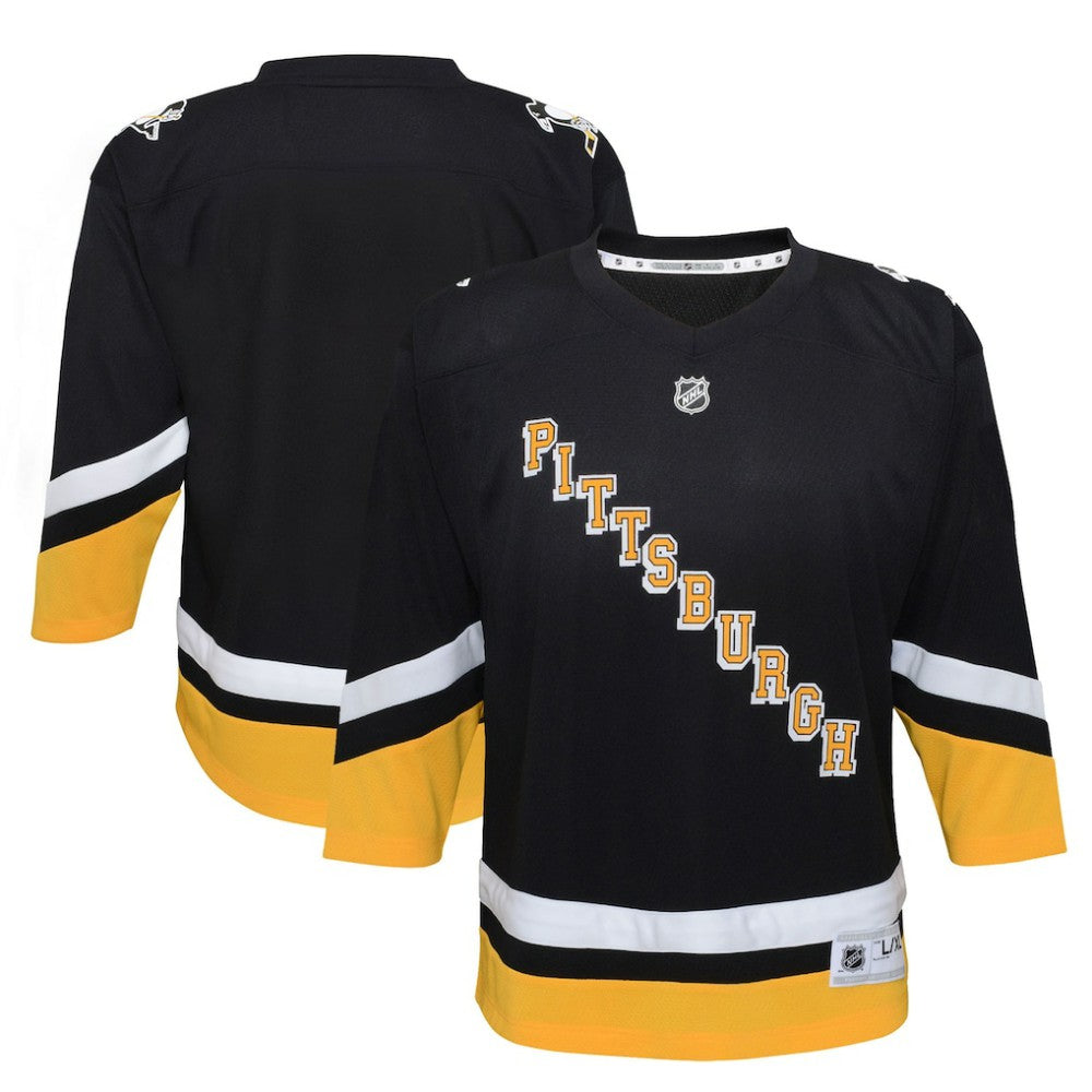 NHL Pittsburgh Penguins Youth 2021/22 Alternate Replica Jersey - Black