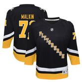 NHL Evgeni Malkin Pittsburgh Penguins Youth 2021/22 Alternate Replica Player Jersey - Black
