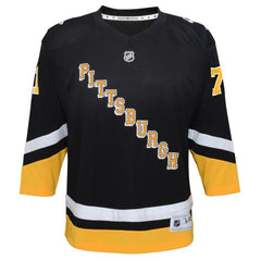 NHL Evgeni Malkin Pittsburgh Penguins Youth 2021/22 Alternate Replica Player Jersey - Black