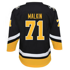 NHL Evgeni Malkin Pittsburgh Penguins Youth 2021/22 Alternate Replica Player Jersey - Black