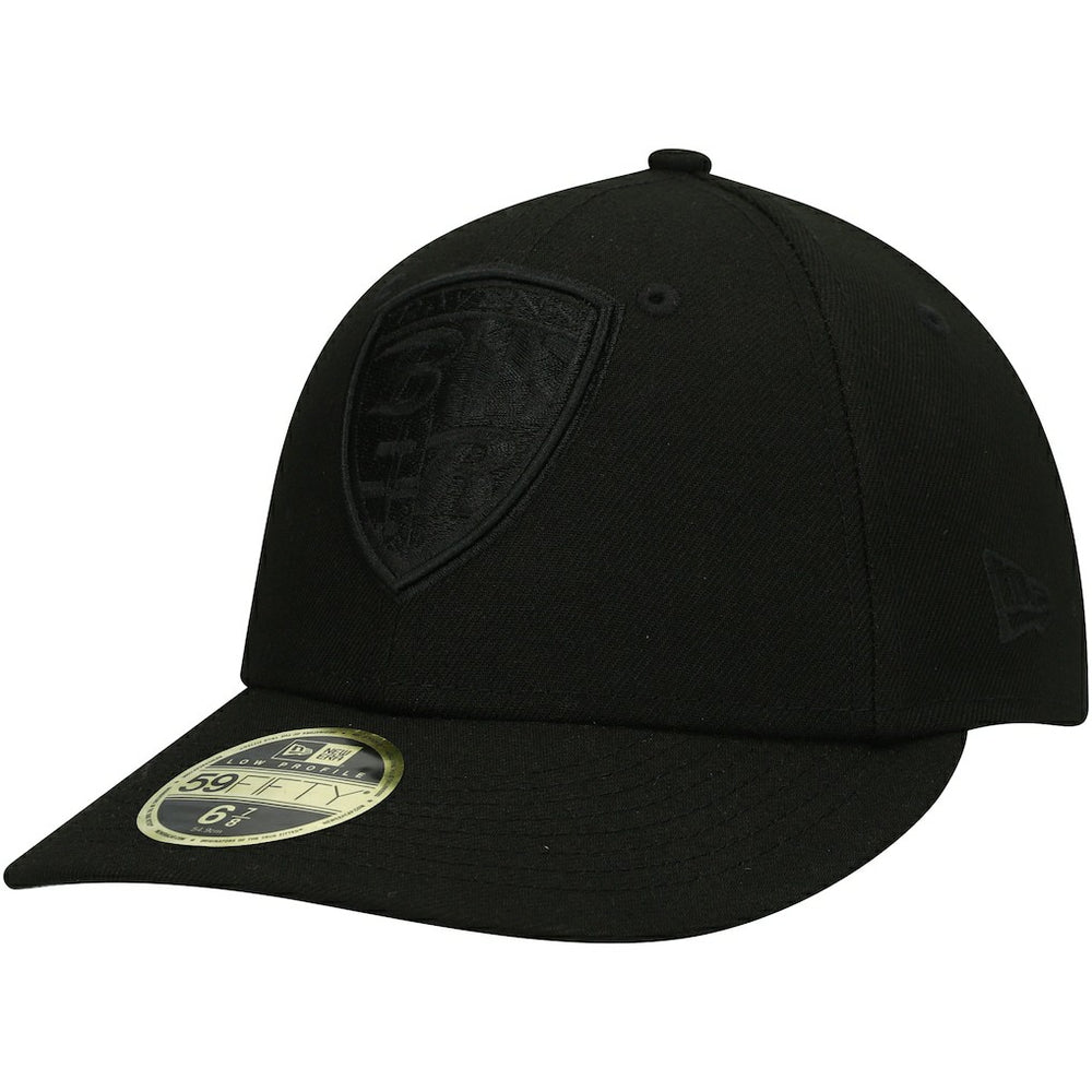 Baltimore Ravens New Era Black on Black Low Profile 59FIFTY II Fitted Hat Black