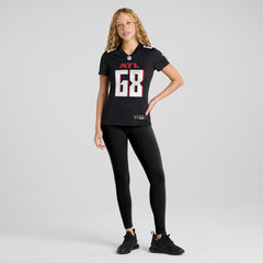 NFL Josh Andrews Atlanta Falcons Women's Game Player Jersey - Black