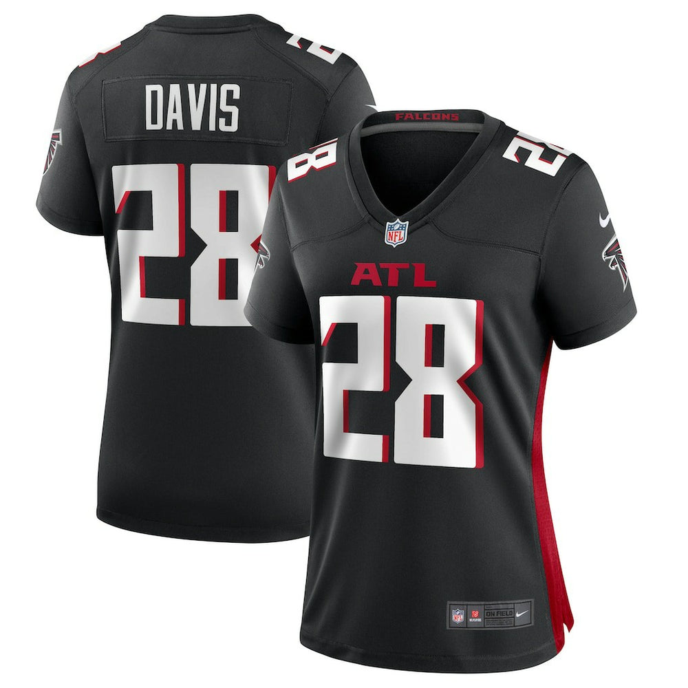 NFL Mike Davis Atlanta Falcons Women's Game Player Jersey - Black