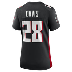 NFL Mike Davis Atlanta Falcons Women's Game Player Jersey - Black