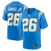 Asante Samuel Jr. Los Angeles Chargers Game Player Jersey Powder Blue