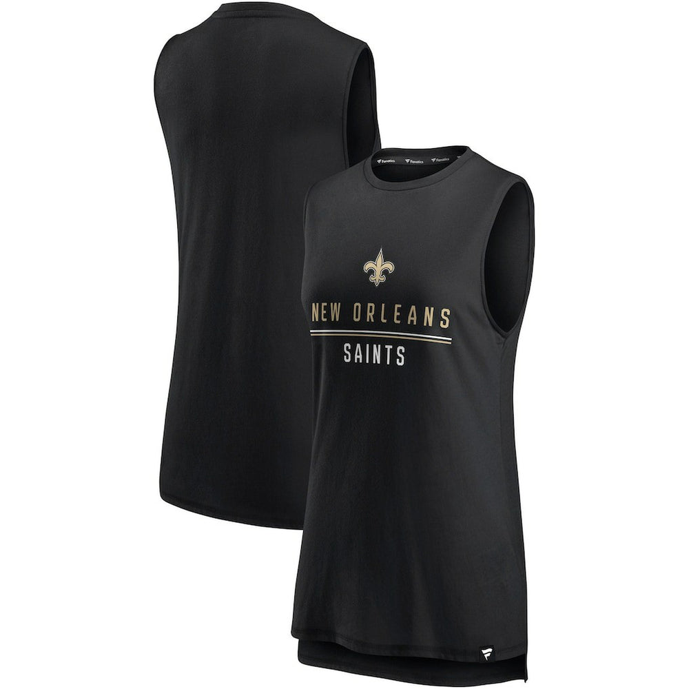 New Orleans Saints Women's True Contender Tank Top Black
