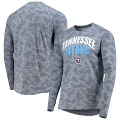 Tennessee Titans MSX by Michael Strahan Camo Long Sleeve T-Shirt Navy