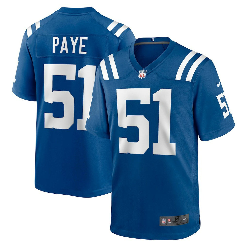 NFL Kwity Paye Indianapolis Colts Game Jersey - Royal