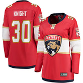 NHL Spencer Knight Florida Panthers Fanatics Women's Home Breakaway Jersey - Red
