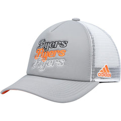 NHL Philadelphia Flyers adidas Women's Foam Trucker Snapback Hat - Gray/White