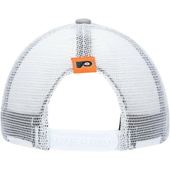 NHL Philadelphia Flyers adidas Women's Foam Trucker Snapback Hat - Gray/White