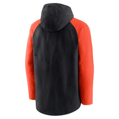 San Francisco Giants Nike Authentic Collection Performance Raglan Full-Zip Hoodie - Black/Orange Hoodies