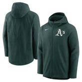 Athletics Nike Authentic Collection Performance Raglan Full-Zip Hoodie - Green Hoodies