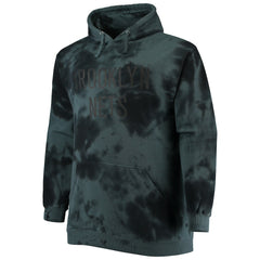 Brooklyn Nets Big & Tall Wordmark Cloud Dye Pullover Hoodie Black