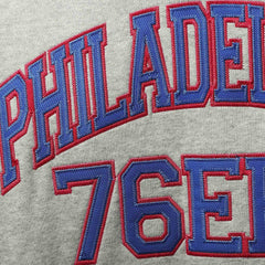 Philadelphia 76ers Hardwood Classics Big & Tall Throwback Pullover Hoodie Heathered Gray