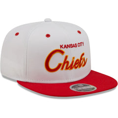 Kansas City Chiefs New Era Sparky Original 9FIFTY Snapback Hat White/Red