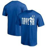 Jonathan Taylor Indianapolis Colts Checkdown T-Shirt Royal