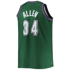NBA Ray Allen Milwaukee Bucks Big & Tall 1996/97 Hardwood Classics Swingman Jersey - Hunter Green