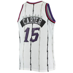 Vince Carter Toronto Raptors 1998/99 Big & Tall Hardwood Classics Swingman Jersey White