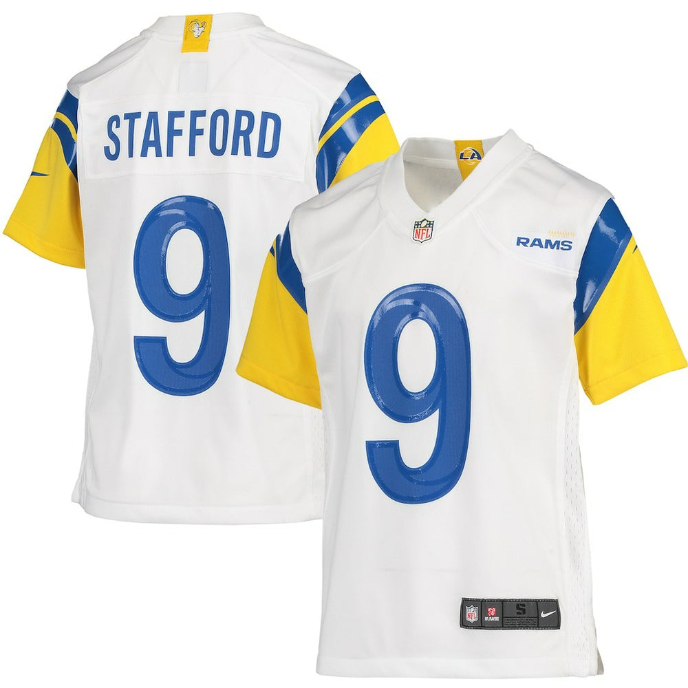 NFL Matthew Stafford Los Angeles Rams Youth Game Jersey - White