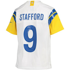 NFL Matthew Stafford Los Angeles Rams Youth Game Jersey - White
