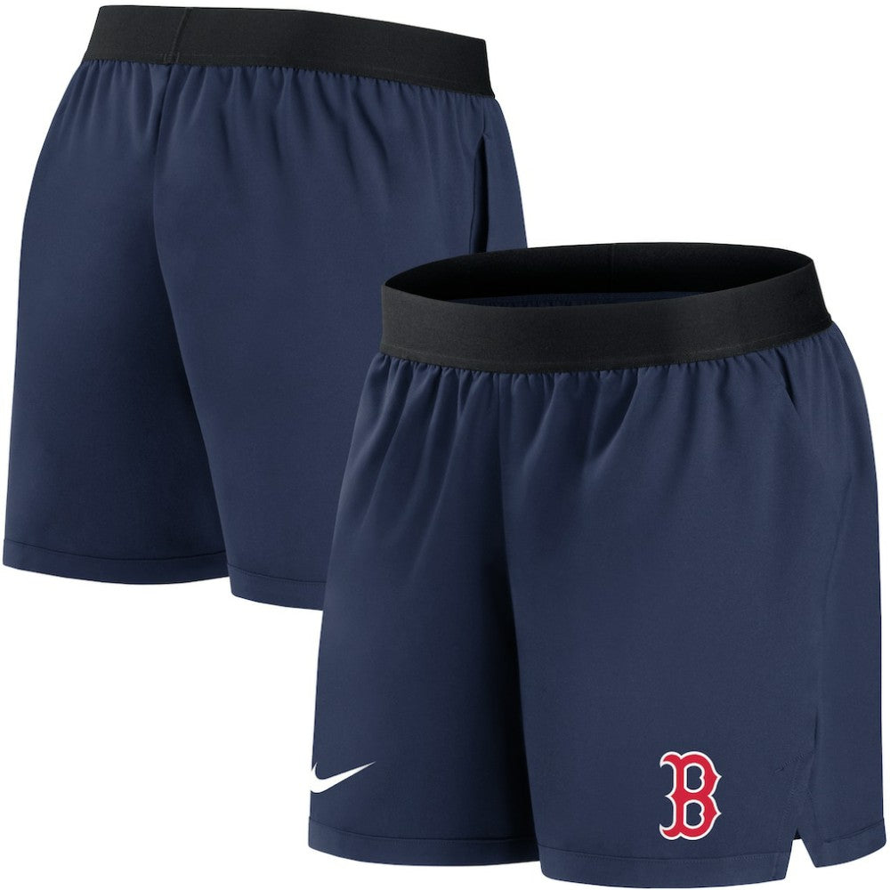Boston Red Sox Nike Women's Authentic Collection Flex Vent Max Performance Shorts - Navy Shorts