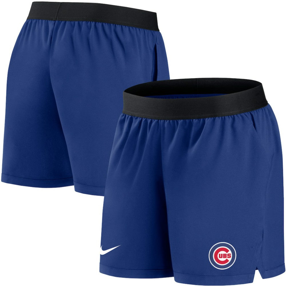 Chicago Cubs Nike Women's Authentic Collection Flex Vent Max Performance Shorts - Royal Shorts