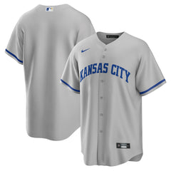 MLB Kansas City Royals Nike Road Replica Team Jersey - Gray